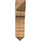 Ekena Millwork Merced Arts & Crafts Smooth Bracket, Western Red Cedar, 5 1/2"W x 20"D x 24"H BKT06X20X24MRC03SWR - alternate 4